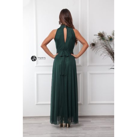 Lunetta maxi ruha sötétzöld