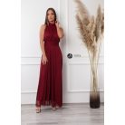 Lunetta maxi ruha borvörös