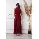 Lunetta maxi ruha borvörös