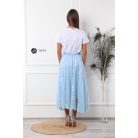 Midi csipke szoknya világoskék