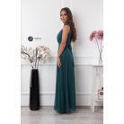 Lunetta maxi ruha petrolzöld