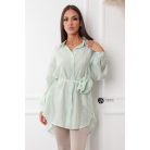 Oversize ing virágos kötővel halvány zöld