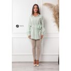 Oversize ing virágos kötővel halvány zöld