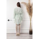 Oversize ing virágos kötővel halvány zöld