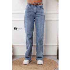 Enola wide leg farmer világoskék