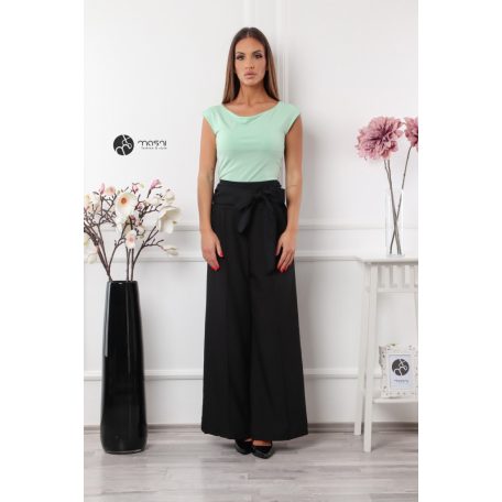 Ujjatlan, csónak nyakú felső menta