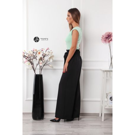 Ujjatlan, csónak nyakú felső menta