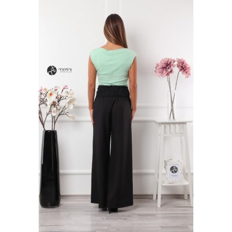 Ujjatlan, csónak nyakú felső menta