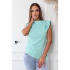 Ujjatlan válltöméses felső menta