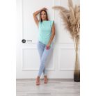 Ujjatlan válltöméses felső menta