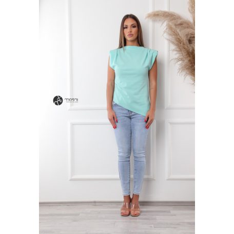 Ujjatlan válltöméses felső menta