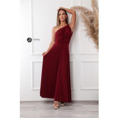 INFINITY maxi ruha bordó