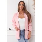 Húzott ujjú zakó púder