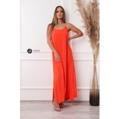 MILA maxi ruha korall narancs