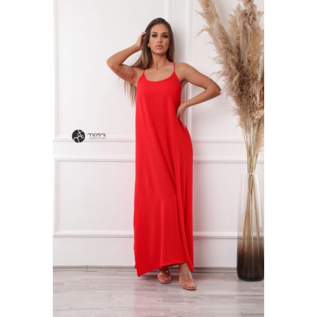 MILA maxi ruha piros