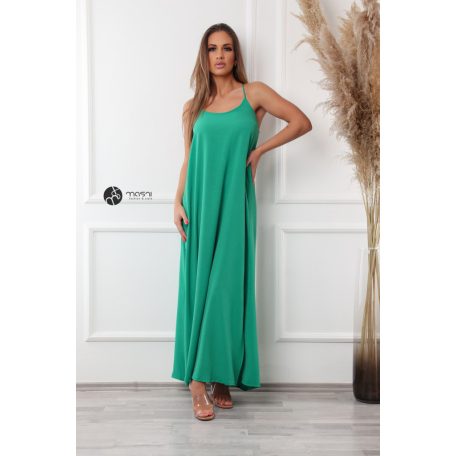 MILA maxi ruha zöld