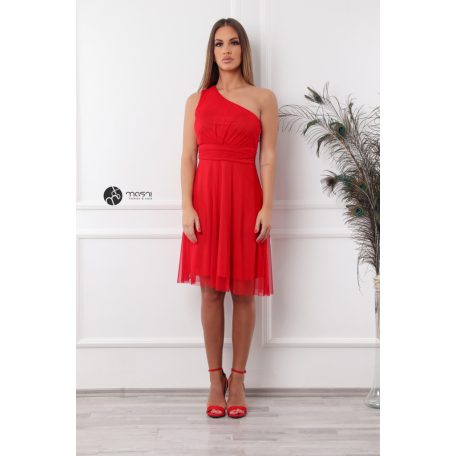 SARA rövid ruha piros