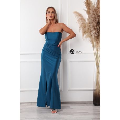 CHRISTINA maxi ruha smaragd kék