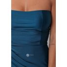 CHRISTINA maxi ruha smaragd kék