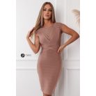 Raffaella alakformáló (bandage) ruha barna