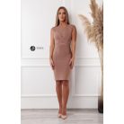 Raffaella alakformáló (bandage) ruha barna