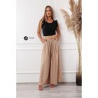 Fodros vállú bordás atléta fekete