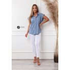 Madeira csipke ing kék