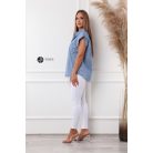 Madeira csipke ing kék