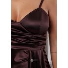 Szofi maxi ruha barna