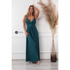 CHIARA maxi ruha sötétzöld