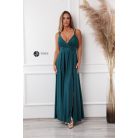 CHIARA maxi ruha sötétzöld