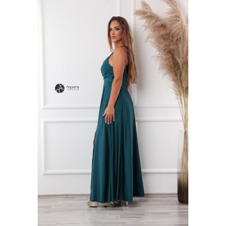 CHIARA maxi ruha sötétzöld