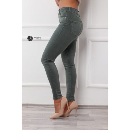 Push UP-os basic farmer nadrág keki zöld