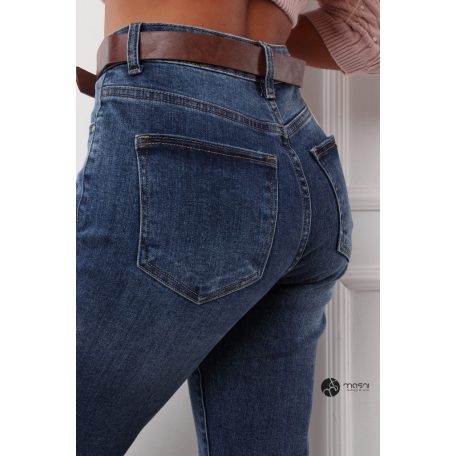 Capucine mom fit farmer nadrág kék