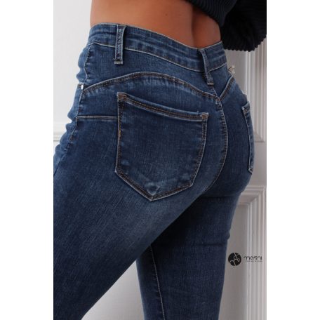 Maya push UP-os farmer nadrág kék