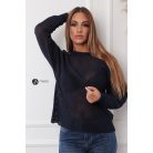 Necc csíkos pulcsi sötétkék