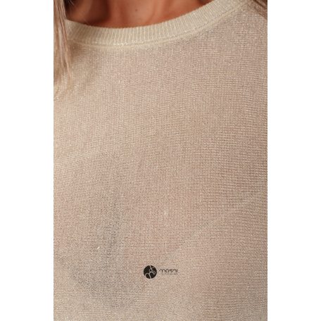 Csillogó hosszú ujjú felső arany