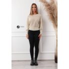 Csillogó hosszú ujjú felső arany