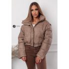 Gina kabát keki-barna