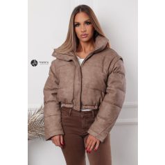 Gina kabát keki-barna