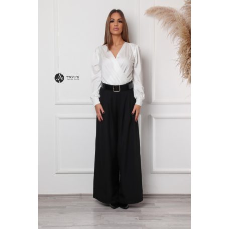 Leora szatén body fehér