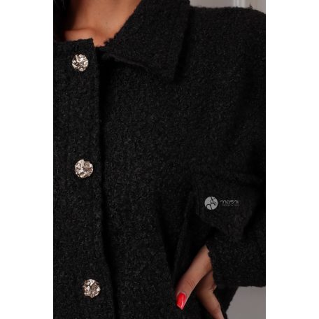 Simona kabát fekete