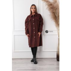 Simona kabát barna