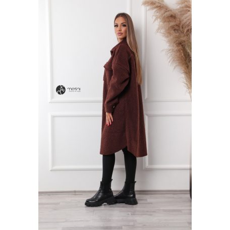 Simona kabát barna