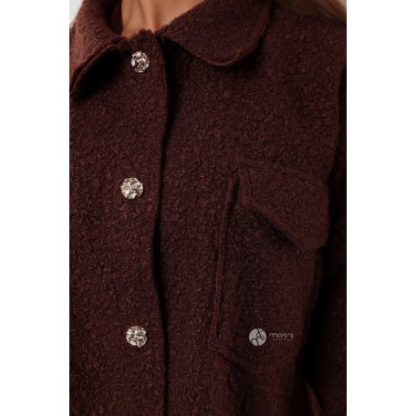 Simona kabát barna