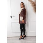 Irha/műbőr mellény barna