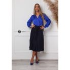 Leora szatén body királykék