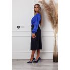 Leora szatén body királykék