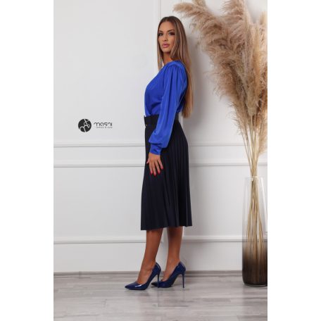 Leora szatén body királykék