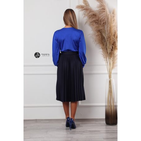 Leora szatén body királykék